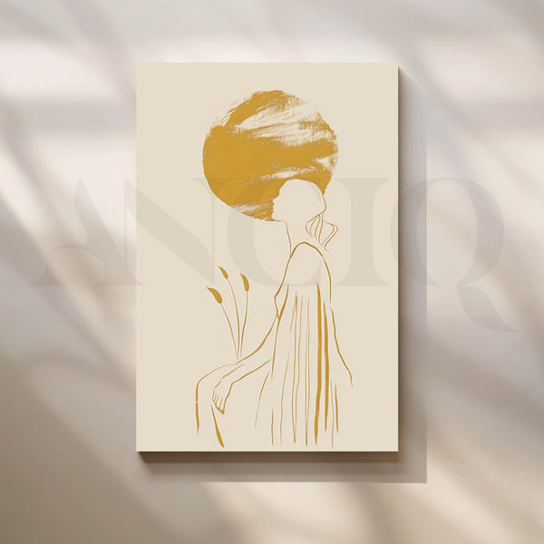 Solitary Reflection Canvas Artwork