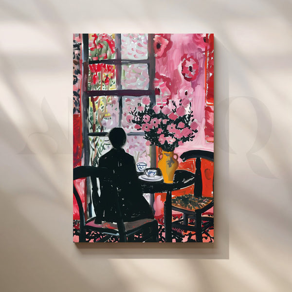 Breakfast in Bloom Canvas Artwork