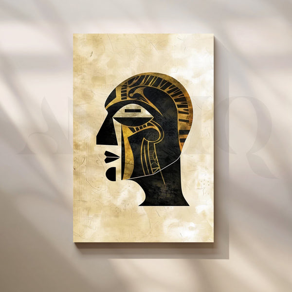 Golden Dynasty Canvas Painting for Home Office