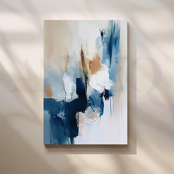 Coastal Calm Canvas Painting for Living Room