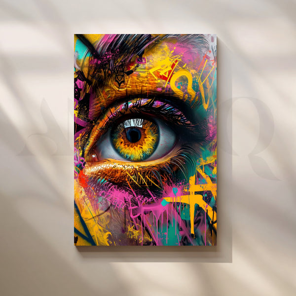 Graffiti Eye Wall Pop Art