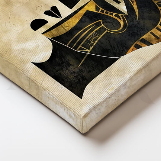 Golden Dynasty Canvas Painting for Home Office