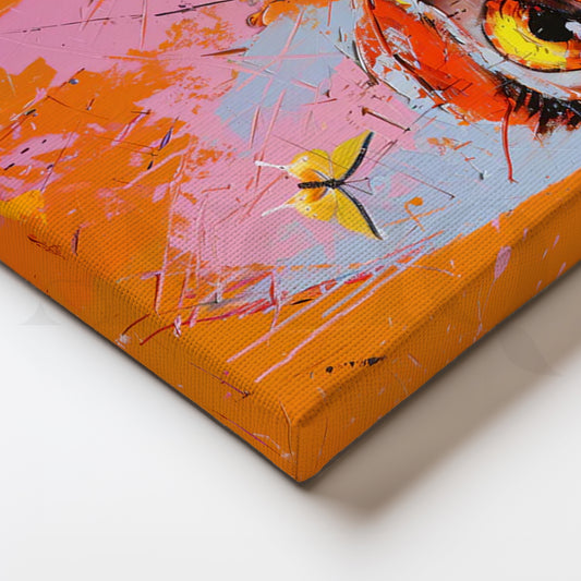 Firefly Gaze Canvas Painting for Home Office