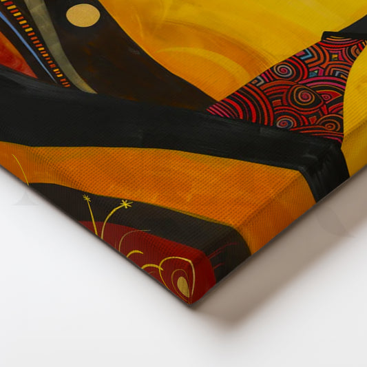 Desert Solstice Canvas Painting for Entryway