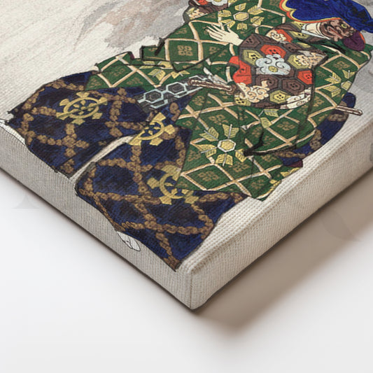 Samurai Warrior Ukiyo-e Canvas Painting for Home Office & Living Room