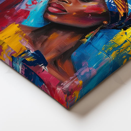 Radiant Tranquility Canvas Painting for Bedroom