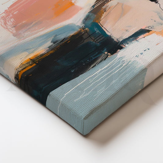 Tender Embrace Canvas Painting for Modern Bedrooms
