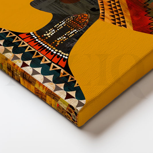 Pharaoh Noir Canvas Painting for Home Office