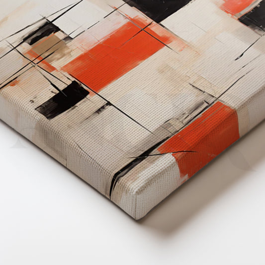 Bauhaus Dawn Canvas Painting for Office