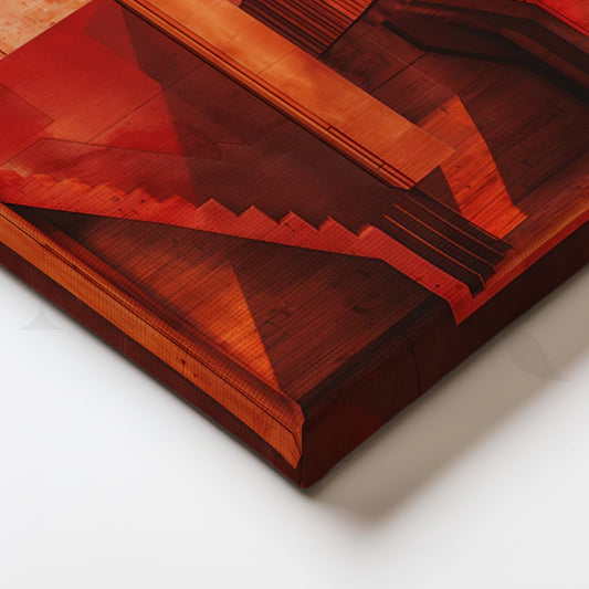 Modern Abstract Staircase Poster