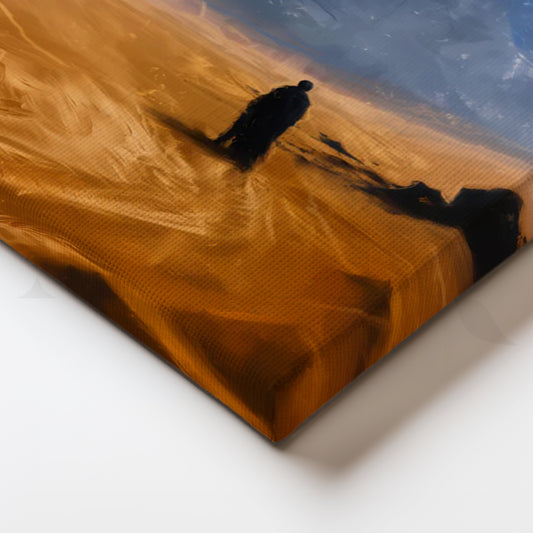 Desert Wanderer Art Poster