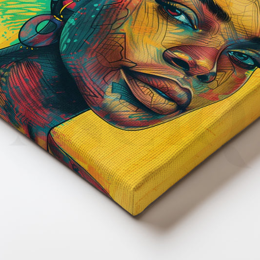 ‘Serene Heritage’ Canvas Painting for Bedroom Retreats