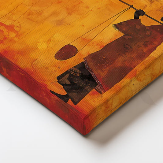 Desert Herald Canvas Painting for Study