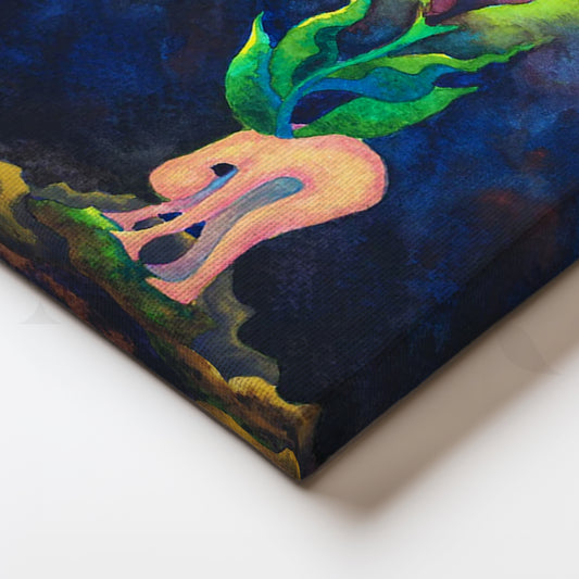 Inner Bloom Canvas Painting for Living Room/Meditation Corner