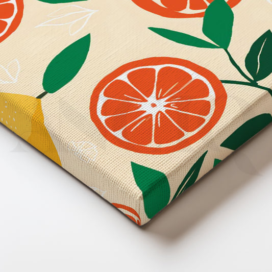 Citrus Grove Canvas Painting for Kitchen & Breakfast Nook