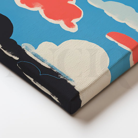 Vivid Clouds Wall Poster