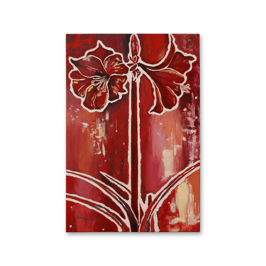 Crimson Bloom with Gallery Wrap