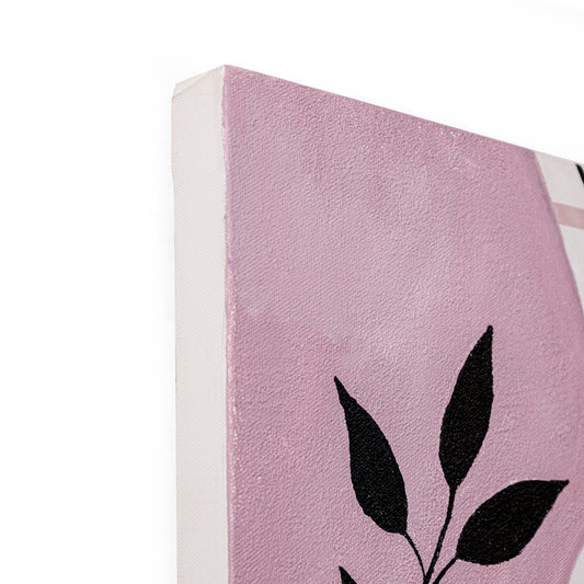Close-up Detail Between Us – Botanical Line Art Canvas