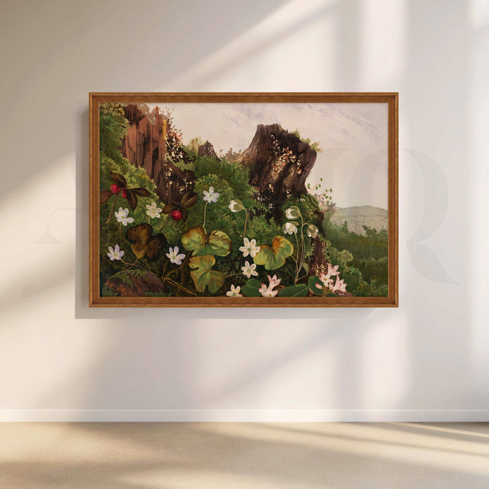 Botanical Landscape Canvas Artwork