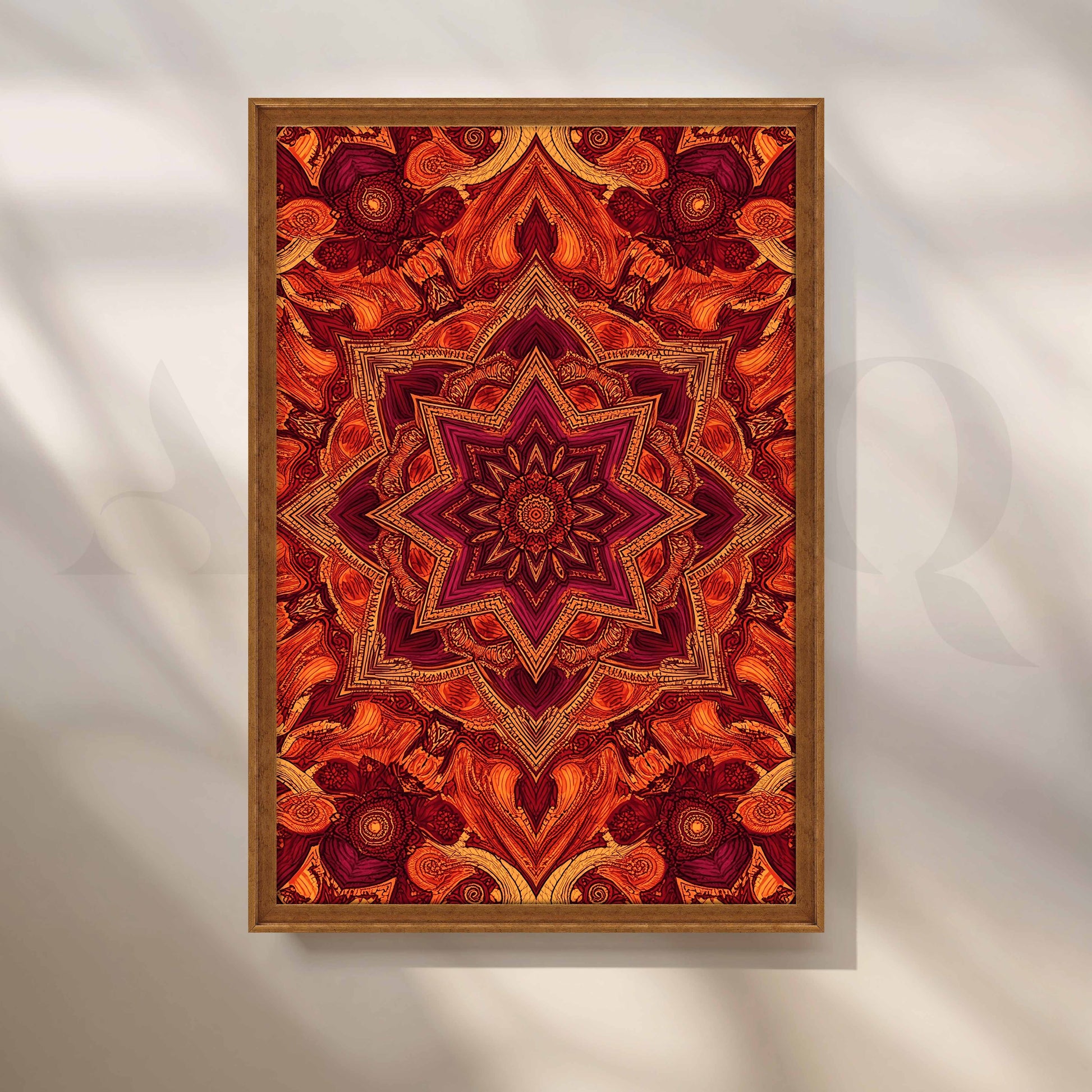 Abstract Mandala Pop Art Design for Entryway/Hallway