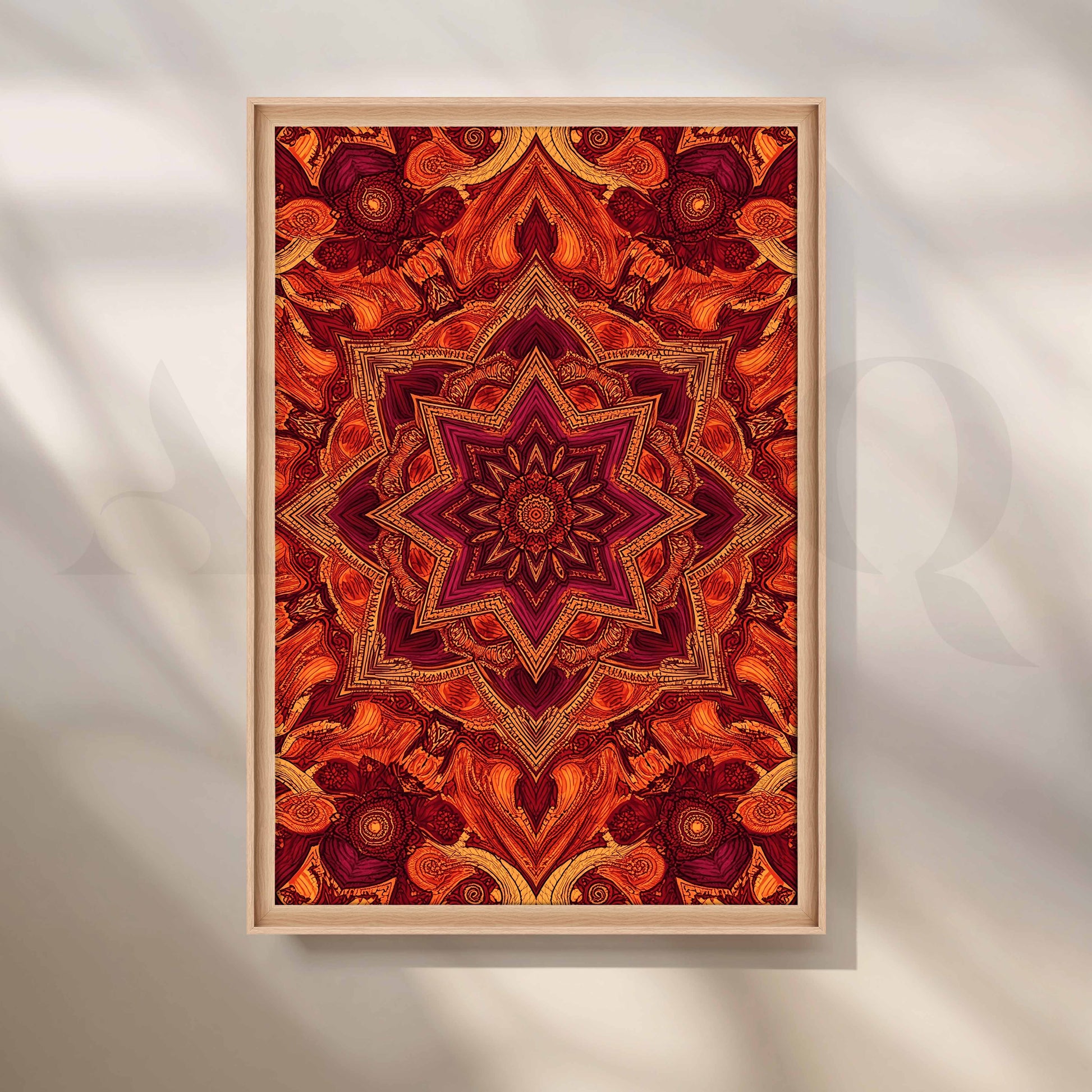 Abstract Mandala Pop Art Design for Entryway/Hallway