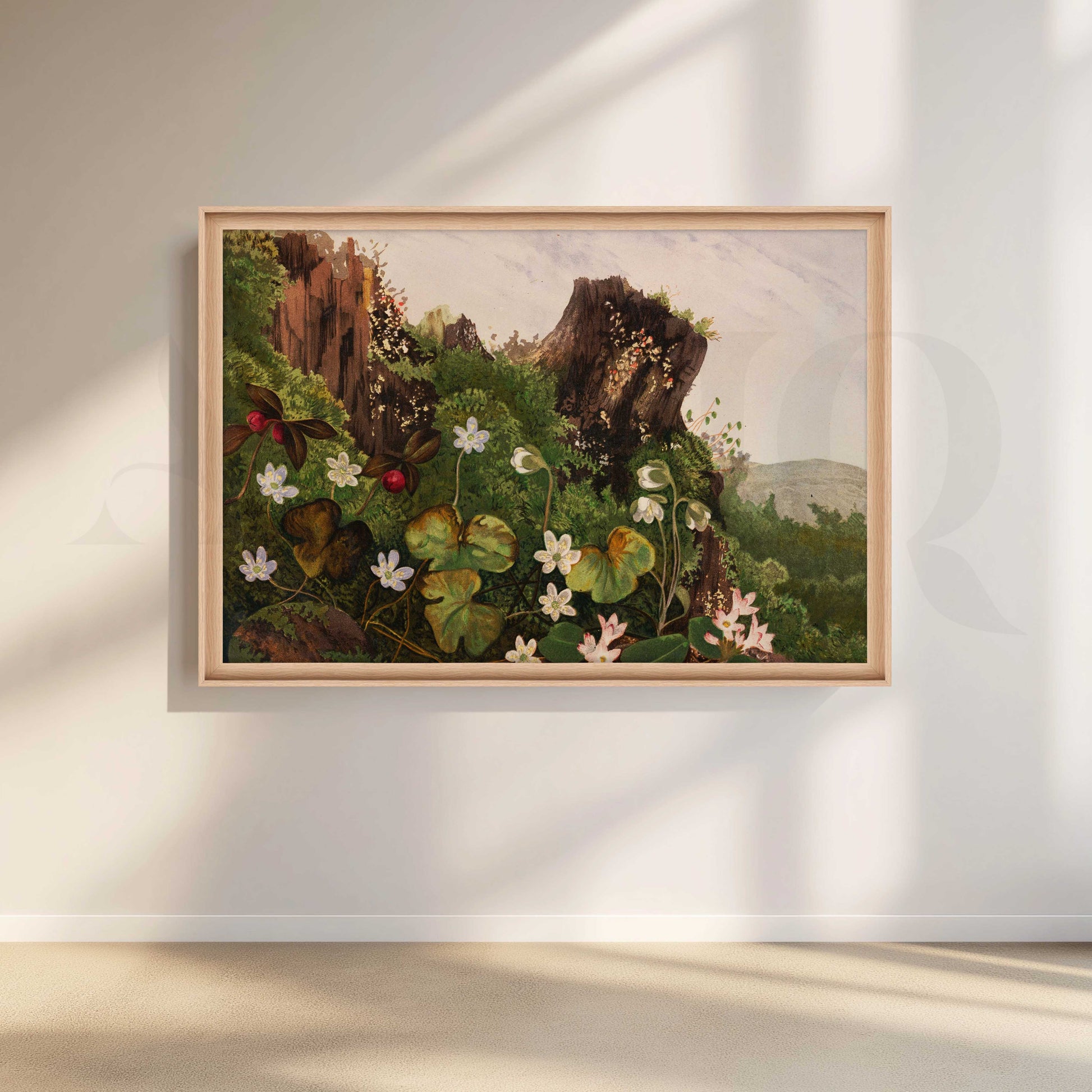Botanical Landscape Canvas Artwork