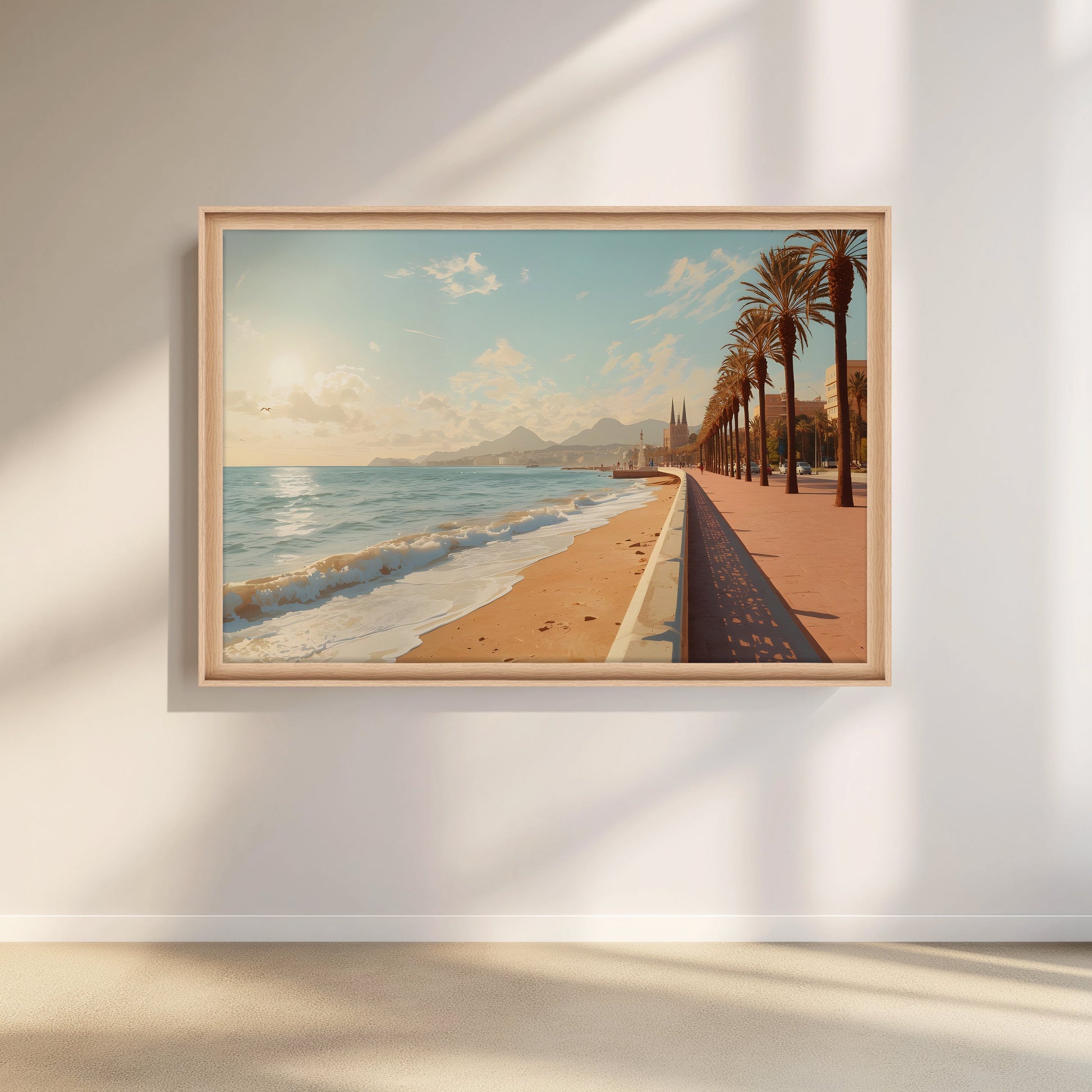 anciq-golden-palm-promenade-canvas-painting-for-living-room