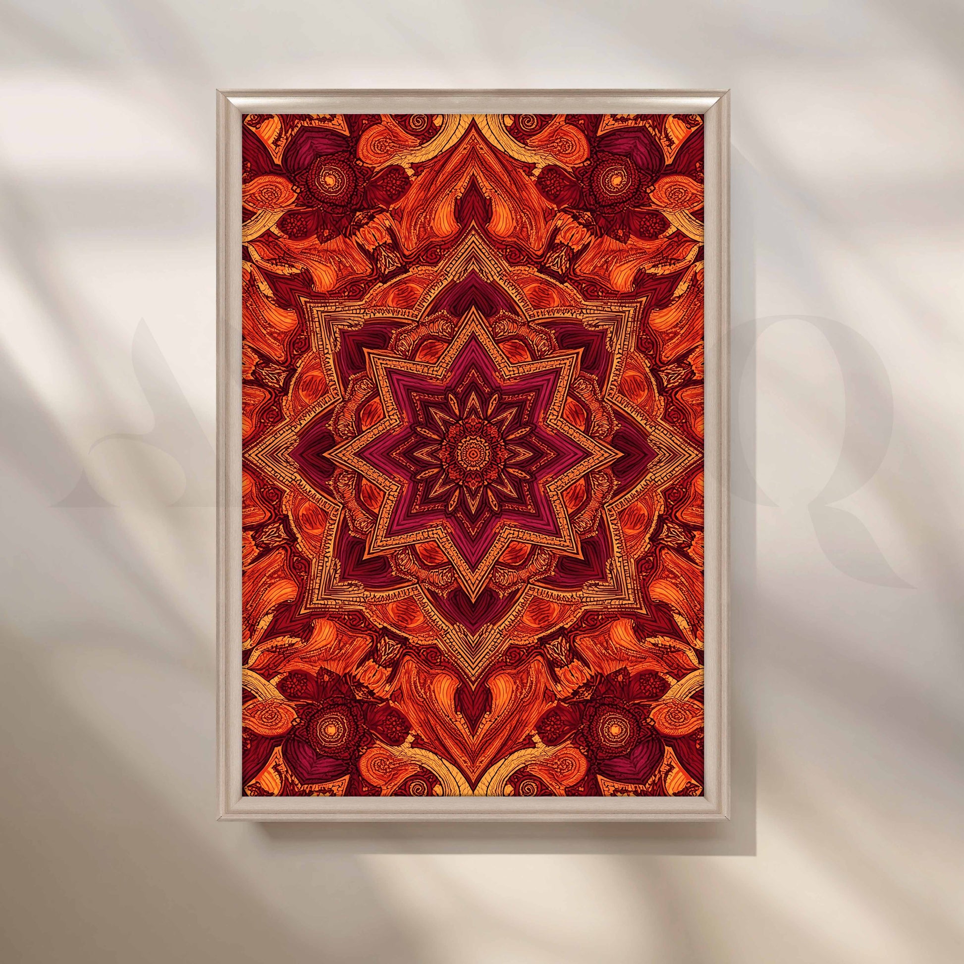 Abstract Mandala Pop Art Design for Entryway/Hallway