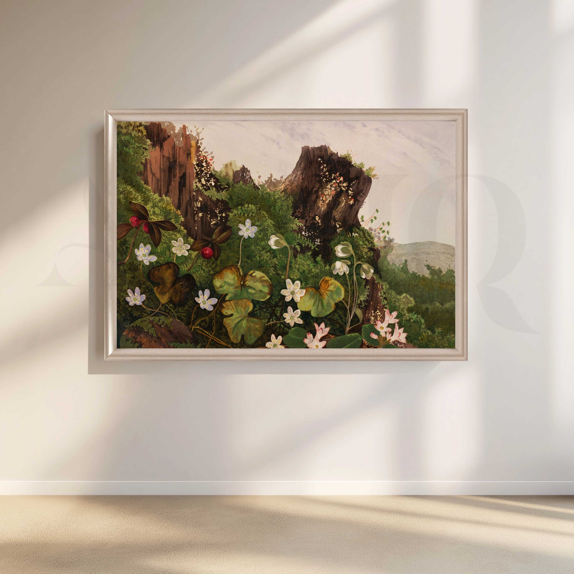 Botanical Landscape Canvas Artwork