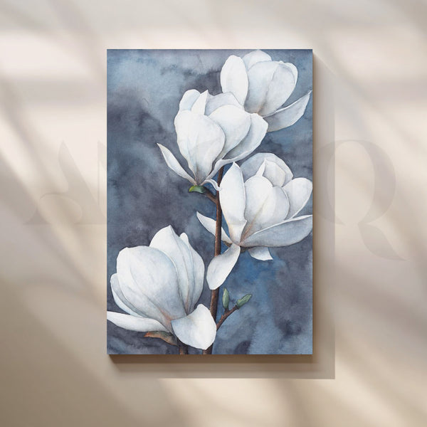 White Magnolia Calm Artwork