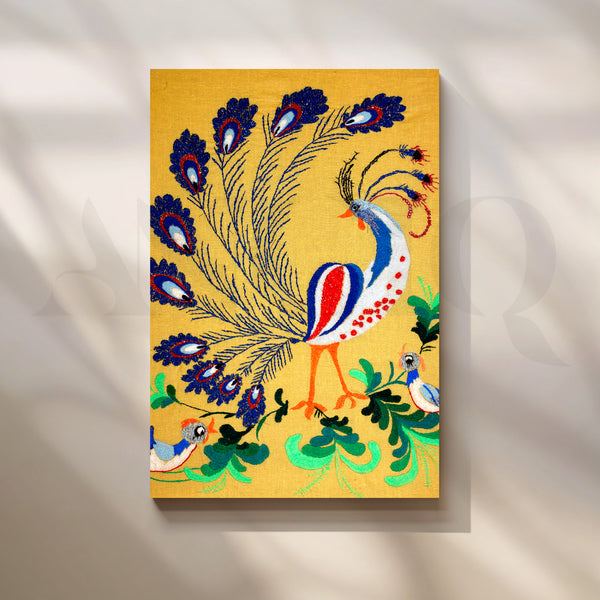 Majestic Peacock Canvas Artwork
