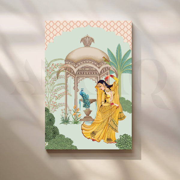 Grace in Yellow Canvas Artwork