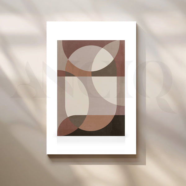 Geometric Abstract Canvas  Artwork