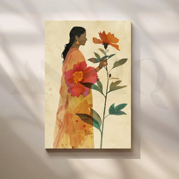 Floral Devotion Canvas Artwork