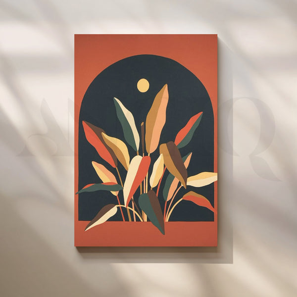 Tropical Arch Canvas Artwork