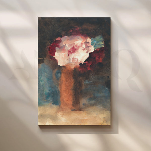 Moody Bouquet Canvas Artwork