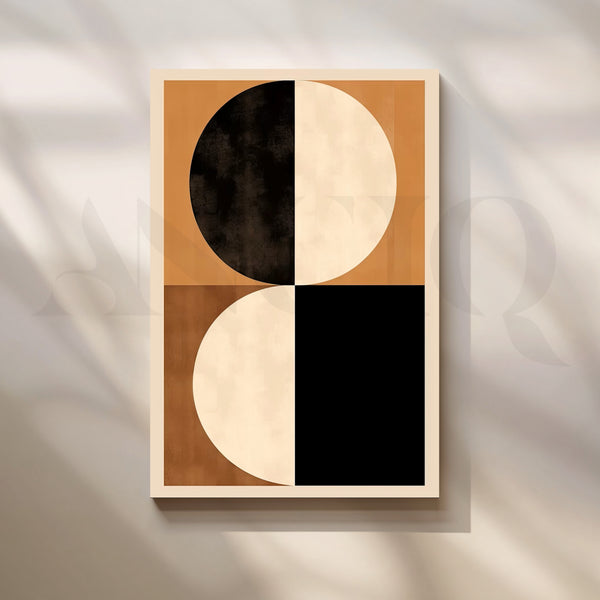 Modern Geometric Canvas Artwork