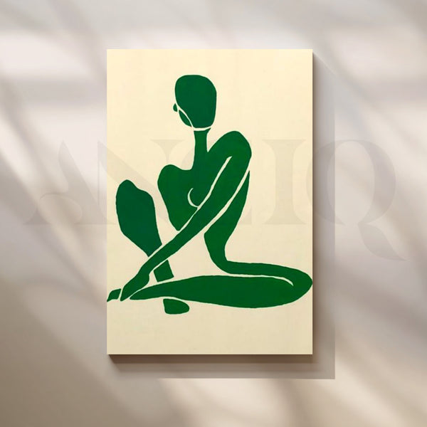 Verdant Poise Canvas Artwork
