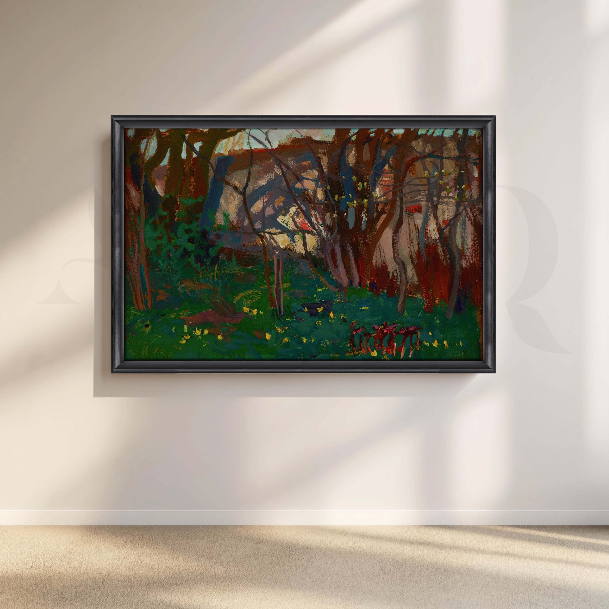 Forest Landscape Canvas Artwork for Living Room