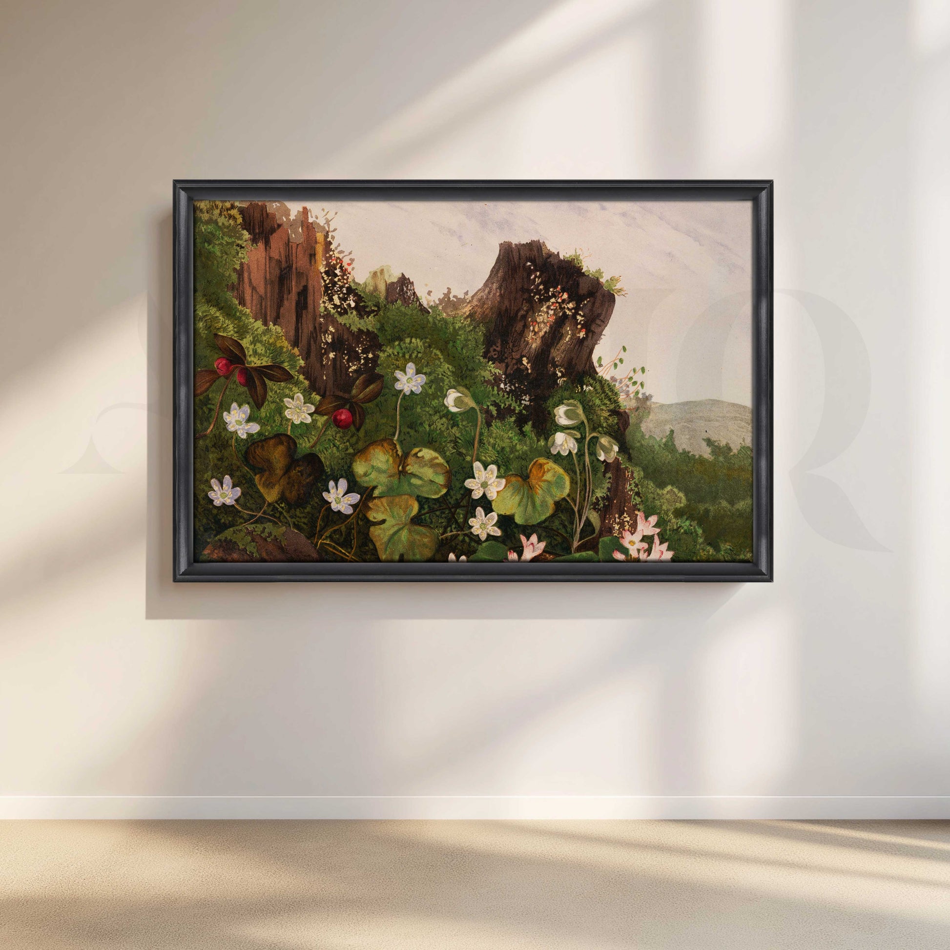Botanical Landscape Canvas Artwork