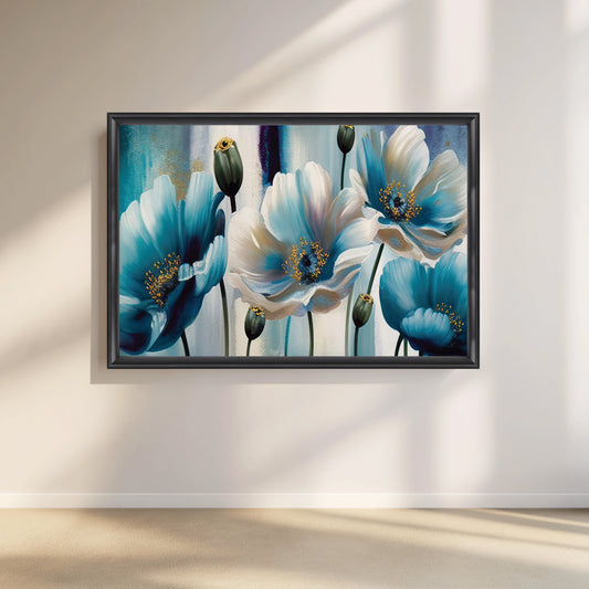 Glorious Peonies Canvas Wall Painting