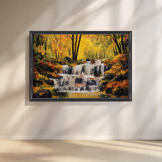 Cascading Bliss Canvas Wall Painting