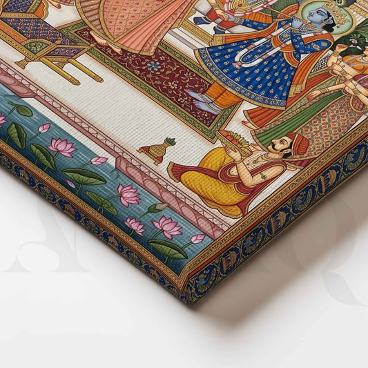 Shrinathji Krishna Darshan Traditional Pichwai Artwork