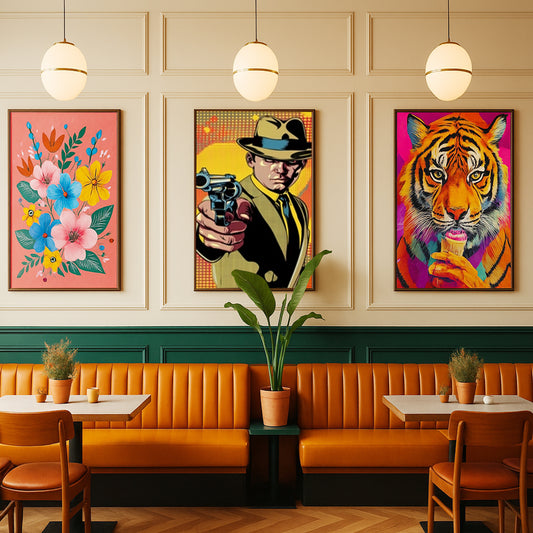 Retro Pop Boldness Gallery Walls