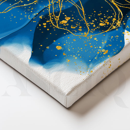 Aurora Bloom Fluid Art Gallery Wall – Set of 3 Artworks