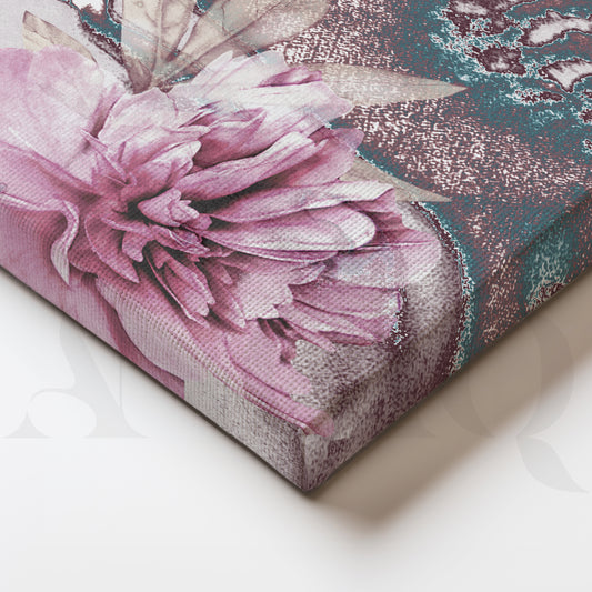 Dusty Rose Bloom Gallery Wall – Set of 3 Artworks