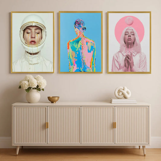 Pastel Pop Gallery Walls