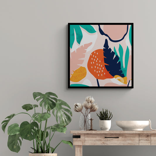 Boho art of leaves from anciq