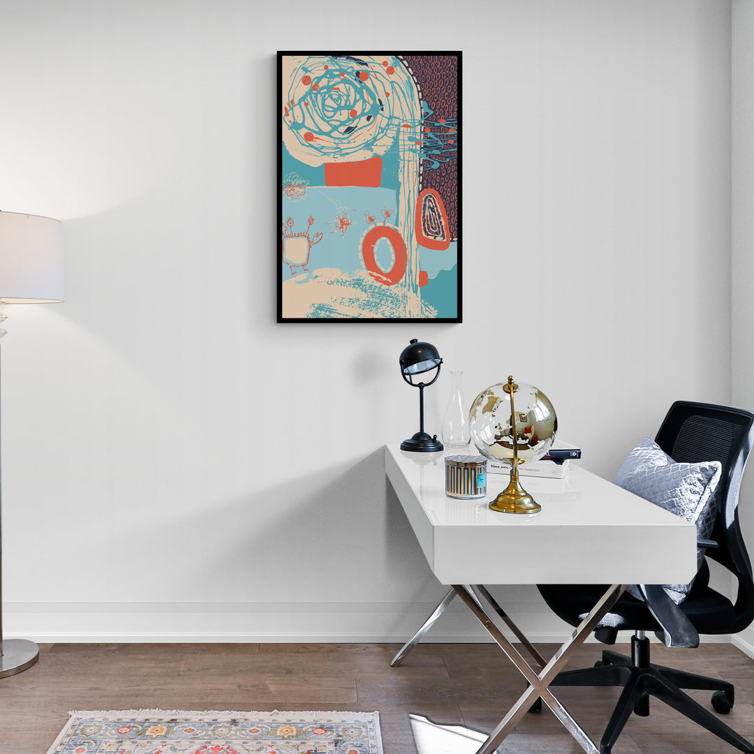 abstract art canvas print anciq
