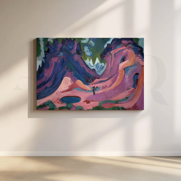 Amethyst Canyon Canvas Artwork